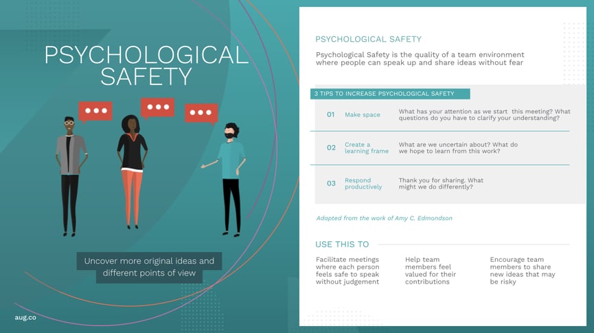 August Playbook - Psychological Safety