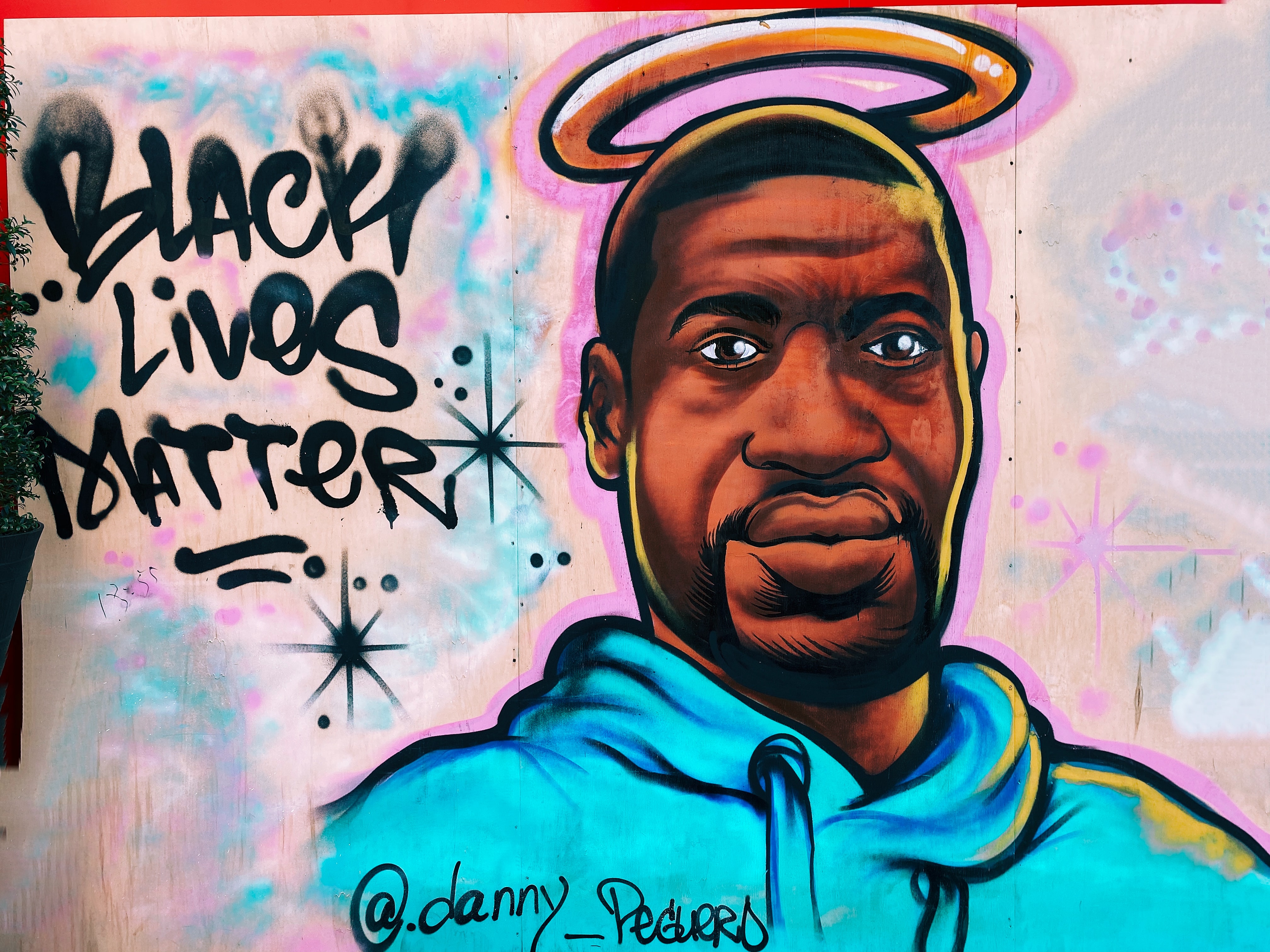 Black Lives Matter mural